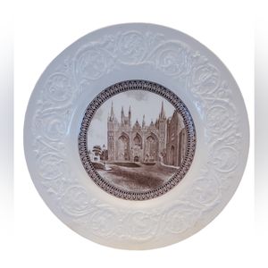 Vintage‎ Wedgwood China English Cathedrals Collector Plate PETERBOROUGH 10.75"